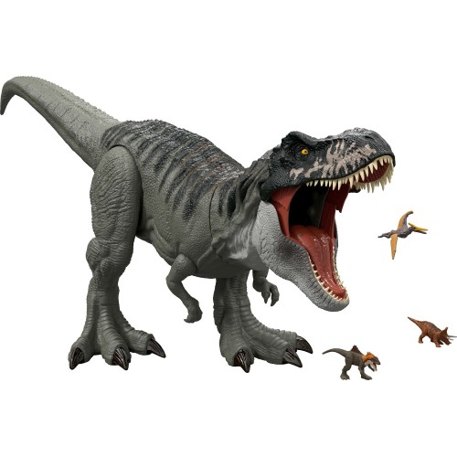 Mattel Jurassic World Rebirth Super Colossal Tyrannosaurus Rex Action Figure, T-Rex Dinosaur Movie Toy JGB52 194735309467