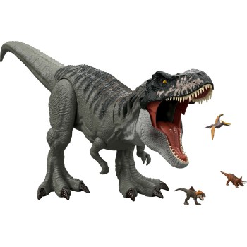 Mattel Jurassic World Rebirth Super Colossal Tyrannosaurus Rex Action Figure, T-Rex Dinosaur Movie Toy JGB52 194735309467