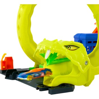 Mattel Hot Wheels Hw City- Πίστες Με Θηρια Snake Spiral Attack City Όχημα Παιχνίδι HDR29 / JBM63 194735264063