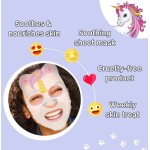 7th Heaven Unicorn Face Mask Yuzu & Dubia Berry 25Gr - Μασκά Ομορφίας Πανί Με Σχέδιο Ηλικίες 8+ Vegan 5217 083800052714
