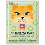 7th Heaven Kitten Face Mask Cucumber & Aloe 25Gr – Μασκά Ομορφίας Πανί Με Σχέδιο Ηλικίες 8+ Vegan 118.310 083800047857