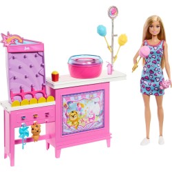 Mattel Barbie Mysteries: Beach Detectives “malibu” Doll, Cotton Candy Game Playset & Accessories JFV67 194735306299