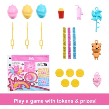 Mattel Barbie Mysteries: Beach Detectives “malibu” Doll, Cotton Candy Game Playset & Accessories JFV67 194735306299