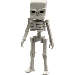 Mattel Minecraft Movie Μεγάλες Φιγούρες, 12-Inch Φιγούρα Παιχνιδιού Skeleton JFR65 / JFR68 194735304387