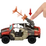 Mattel Jurassic World Rebirth Vehicle With 1 Human & 1 Dinosaur Figure, Launch ‘N Battle Truck, Martin Krebs Figure & Raptor JGB