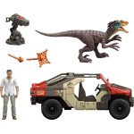Mattel Jurassic World  - Δεινοσαυρος Με Οχημα Και Φιγουρα JGB59 194735309504
