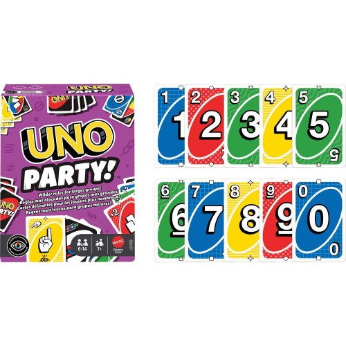 Mattel Uno Party JJV58 194735342402