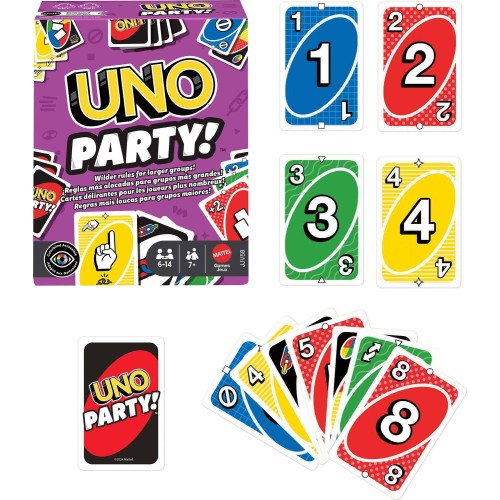 Mattel Uno Party JJV58 194735342402