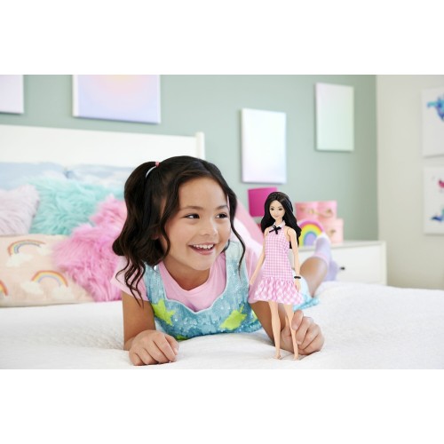 Mattel Barbie Fashionistas - Καρο Φόρεμα Fashionistas Κούκλα FBR37 / HRH21 194735176649