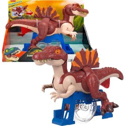 Mattel Fisher-Price  Imaginext Jurassic World Rebirth Dinosaur Toy, Sprinting Spinosaurus Figure With Lunge & Chomp Motion, 9 In