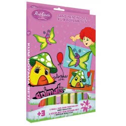 Red Castle Sand Painting Cards Ζωγραφίζω Με Άμμο Πεταλούδες DS202 8699296253508