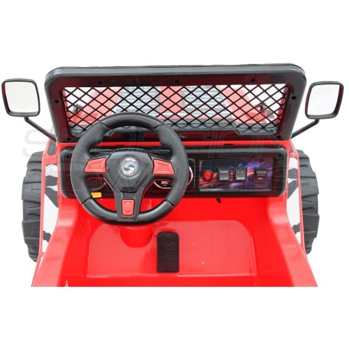 Skorpion Wheels Ηλεκτροκίνητο Αυτοκίνητο Jeep Wrangler Style 12V - Κόκκινο 5247061K 5201671009148