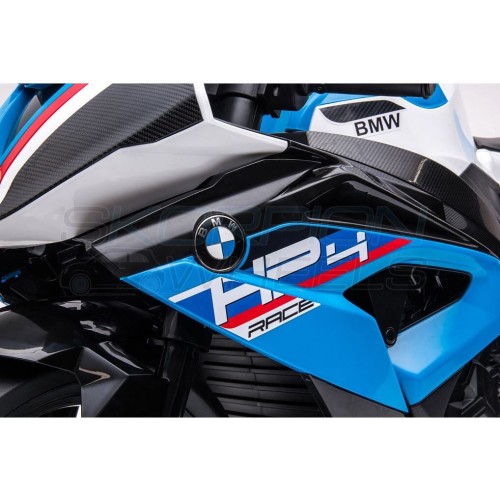 BMW HP4 Original License 12V Blue Skorpion Wheels - 5245029 5245029B 5201671008318