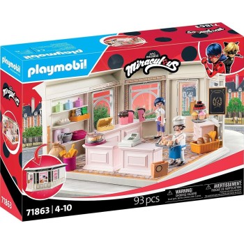Playmobil Miraculous LadyBug Miraculous: Γαλλικό Ζαχαροπλαστείο 71863 4008789718631