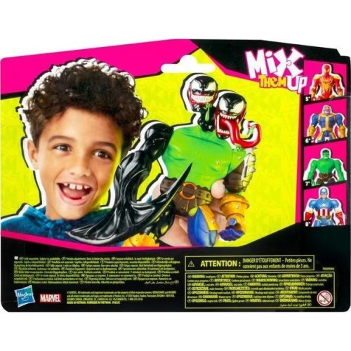 Hasbro Marvel Avengers Marvel Mixmashers Spider-Man Venom Mix-And-Match F9206 / F9216 5010996247711