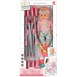 Toys-shop Choice Κουκλα Με Καρότσι JO200614 6990225006144