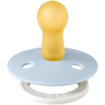 Pacifiers Bibs Colour 2Pcs Latex No 1 Glow Iron/Baby Blue 12.110266 | Toys-shop.gr