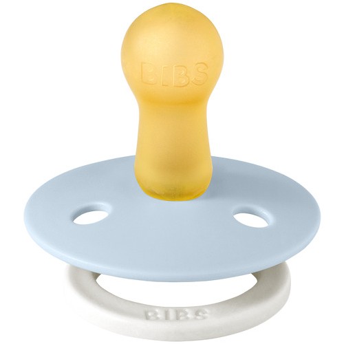 Pacifiers Bibs Colour 2Pcs Latex No 1 Glow Iron/Baby Blue 12.110266 | Toys-shop.gr