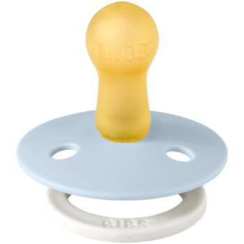 Pacifiers Bibs Colour 2Pcs Latex No 1 Glow Iron/Baby Blue 12.110266 | Toys-shop.gr