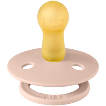 BIBS Pacifier Set Round 2Pcs. COLOUR – IVORY/BLUSH No1 12.110256 | Toys-shop.gr