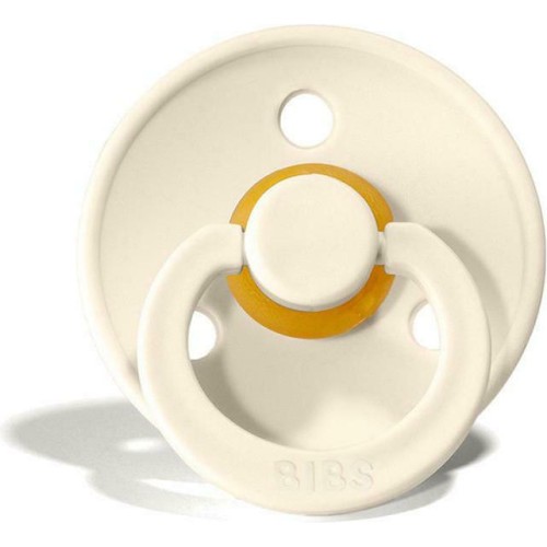 BIBS Πιπίλες 2Τμχ Καουτσούκ 0-6M Ivory/Ruby 12.110264 | Toys-shop.gr