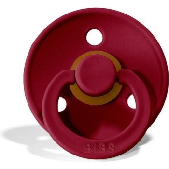 BIBS Πιπίλες 2Τμχ Καουτσούκ 0-6M Ivory/Ruby 12.110264 | Toys-shop.gr