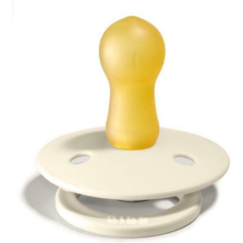 BIBS Πιπίλες 2Τμχ Καουτσούκ 0-6M Ivory/Ruby 12.110264 | Toys-shop.gr