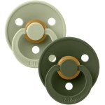 Bibs Πιπίλες Καουτσούκ Sage/Hunter Green Για 0-6 Μηνών 2Τμχ 12.110212 | Toys-shop.gr