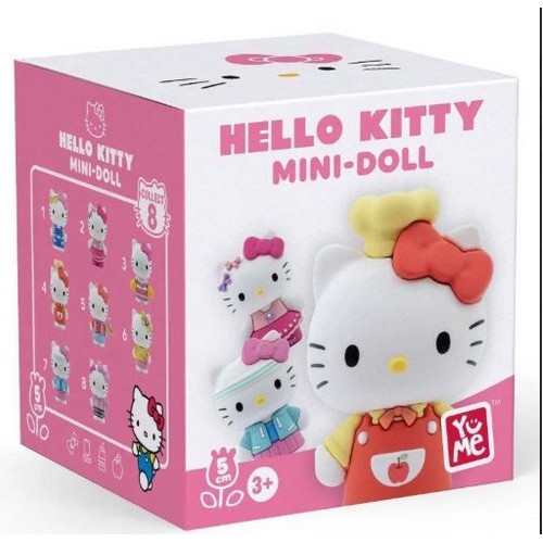YUME Hello Kitty Mini Doll 5Cm Σειρά Χαριτωμένες Εμφανίσεις  TOY-0164 4895217515333