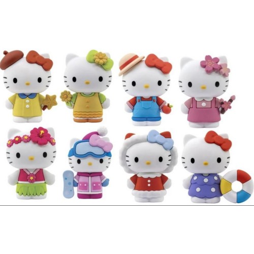 YUME Hello Kitty 5Cm Doll Four Seasons Seriew TOY-0165 4895217515340