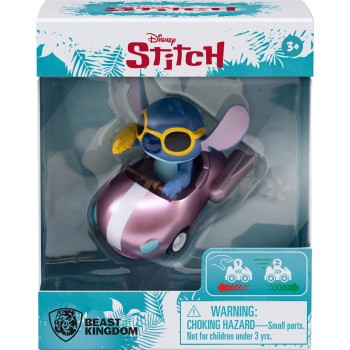 YuMe Disney Stitch Disney: Lilo & Stitch - Red Car With Ice-Cream Collectible Figure 15757 4895217557579
