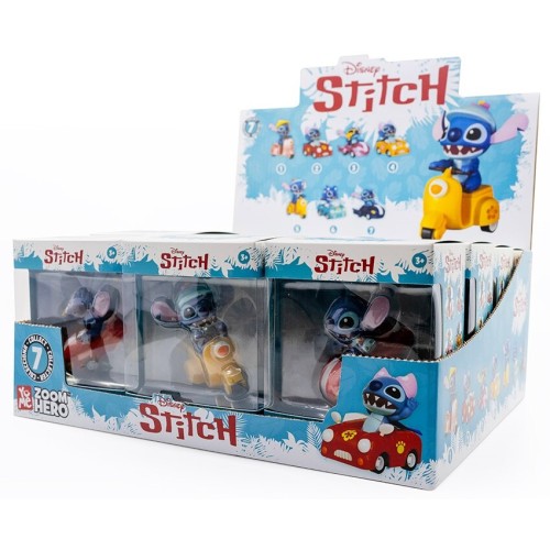 YuMe Disney Stitch Disney: Lilo & Stitch - Blue Car With Ice Cream Collectible Figure 15754 4895217557548