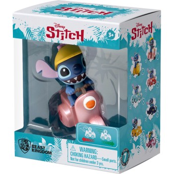 YuMe Disney Stitch Disney: Lilo & Stitch - Motorcycle Pink Collectible Figure 15751 4895217557517