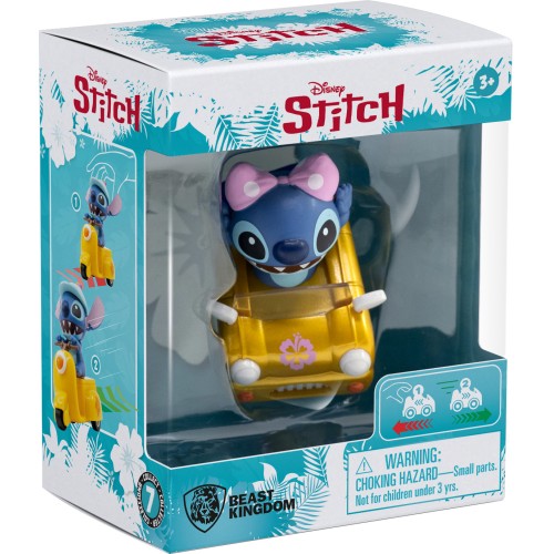 YuMe Disney Stitch Disney: Lilo & Stitch - Yellow Car Collectible Figure 15756 4895217557562