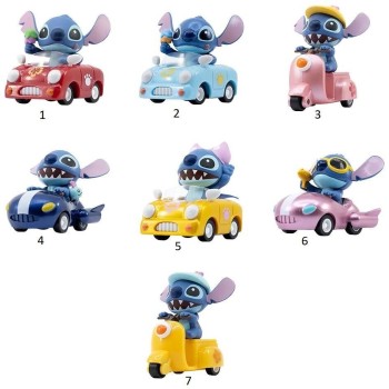 YuMe Disney Stitch Disney: Lilo & Stitch - Yellow Car Collectible Figure 15756 4895217557562
