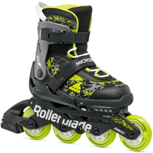 ROLLERBLADE microblade sl πατίνια - μαύρο/λάιμ χρώμα μαύρο-λάιμ, μέγεθος 36.5-40.5 43.075154/BL/LIME/36. 8059791073290