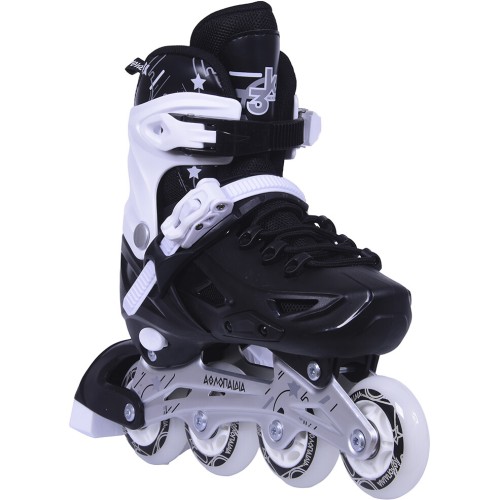 ΑΘΛΟΠΑΙΔΙΑ Warning Roller Skates - Black Color Black, Size 31-34 002.10306/M/31 9985777012658
