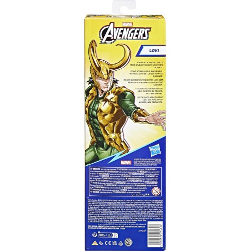 Hasbro Marvel Avengers Titan Hero Series Blast Gear Loki Action Figure, 12-inch Toy, For Kids Ages 4 And Up E3308 / E7874 501099