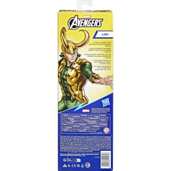 Hasbro Marvel Avengers Titan Hero Series Blast Gear Loki Action Figure, 12-inch Toy, For Kids Ages 4 And Up E3308 / E7874 501099