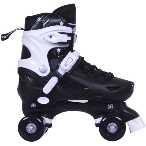 ΑΘΛΟΠΑΙΔΙΑ 10306 αυξομειούμενα πατίνια/roller skates 2 σε 1 - μαύρο χρώμα μαύρο, μέγεθος 35-38 002.10306/INLR/M/35 9985777013327