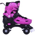 ΑΘΛΟΠΑΙΔΙΑ 10306 αυξομειούμενα πατίνια/roller skates 2 σε 1 - ροζ χρώμα ροζ, μέγεθος 39-42 002.10306/INLR/P/39 9985777013303