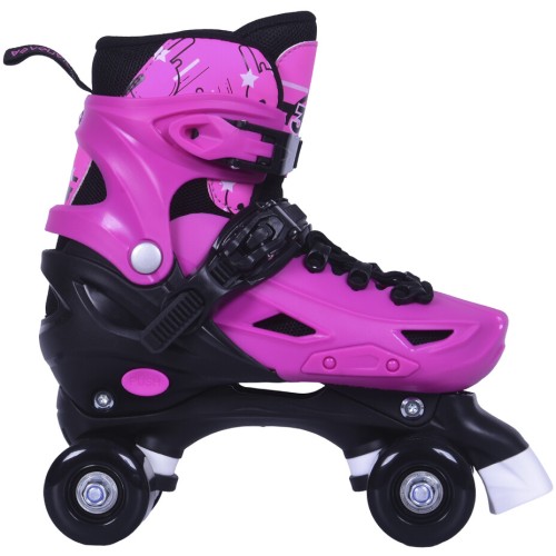 ΑΘΛΟΠΑΙΔΙΑ 10306 αυξομειούμενα πατίνια/roller skates 2 σε 1 - ροζ χρώμα ροζ, μέγεθος 39-42 002.10306/INLR/P/39 9985777013303