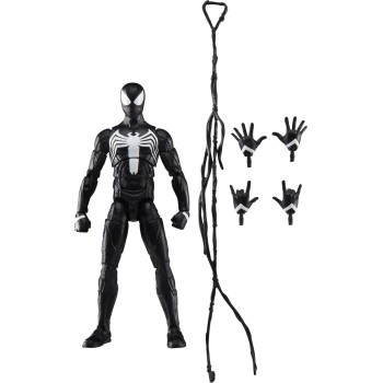Hasbro Spiderman Spider-Man Legends Series Gamerverse Peter Parker Black Suit Action Figure G0826 / G0834 5010996300492