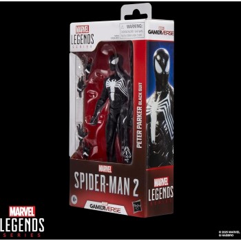 Hasbro Spiderman Spider-Man Legends Series Gamerverse Peter Parker Black Suit Φιγούρα Δράσης G0826 / G0834 5010996300492