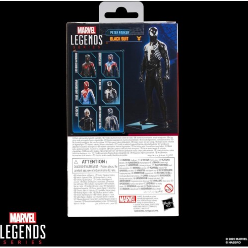 Hasbro Spiderman Spider-Man Legends Series Gamerverse Peter Parker Black Suit Φιγούρα Δράσης G0826 / G0834 5010996300492