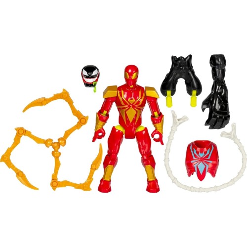 Hasbro Spiderman Spider-Man Mixmashers Iron Spider Custom Mix-and-Match Deluxe Figur F9206 / F9217 5010996247698