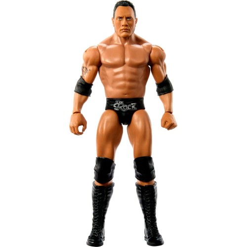 Mattel WWE Basic Action Figures - Collectible Figure Series 150 The Rock GDF62 / HTW60 194735198733