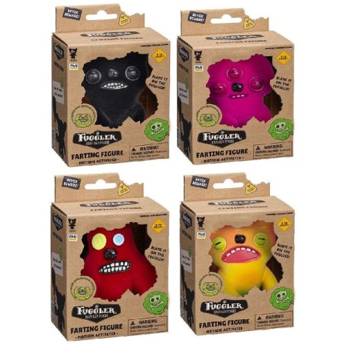 PMI Ltd Fuggler 1 Farting Figure 9Cm. With Sound In A Gift Box - 4 Drawings 17851314 7290120513143