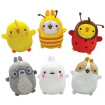 PMI Ltd Molang Plush 8cm. In a Surprise Ball - 6 Drawings (17921042) 17921042 5056474210426