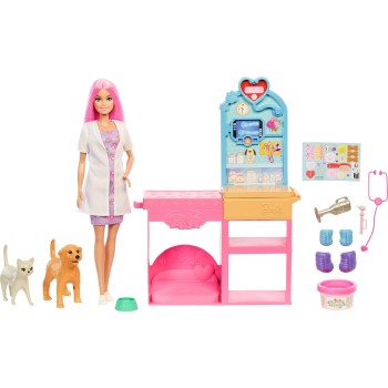 Mattel Barbie Ιατρείο Για Ζωάκια JFX93 194735308309